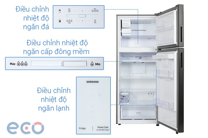 Tủ lạnh Samsung Inverter 406 lít RT42CG6584B1SV